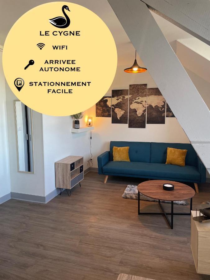 T2 4 Pers Face Gare Sncf Appart Hotel Le Cygne 6 Бурж Экстерьер фото